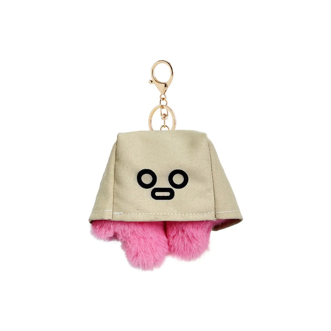 MYSTERYNEST Cute Cartoon Book Bag Backpack Keychain Plush Charm
