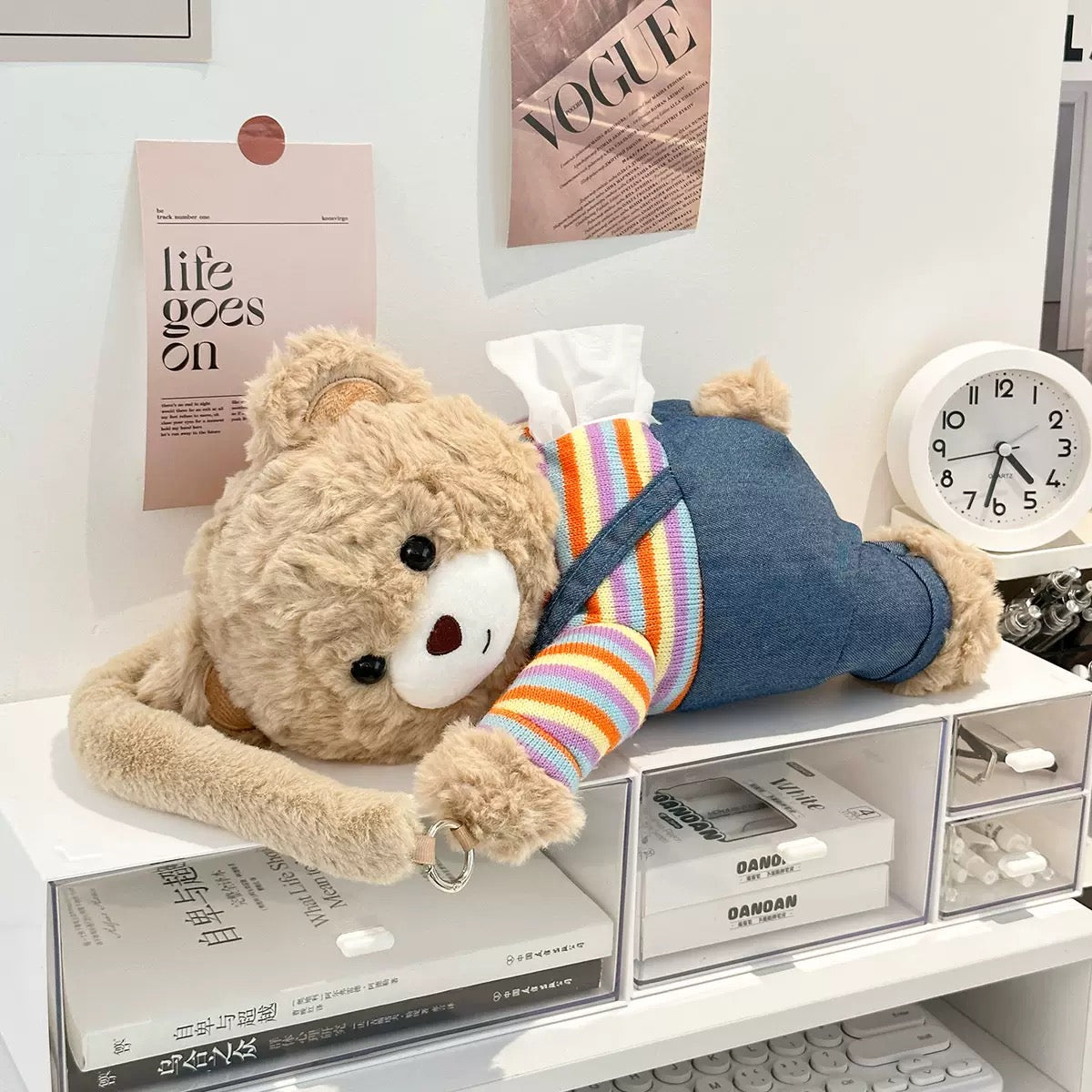 Car Tissue Holder Bear - Cute and Practical Car Accessory