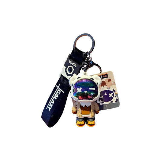 Creative Tide Cool Bear Keychain Cartoon Car Charm